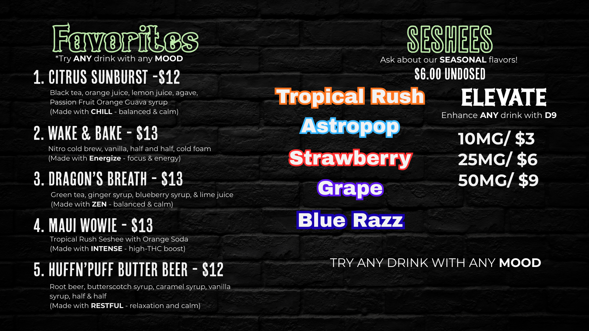 Drink Menu 2